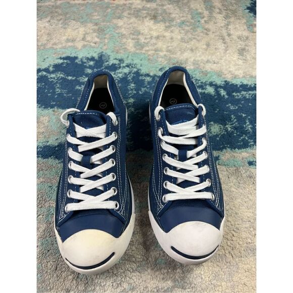 Converse Navy Tennis Shoes Size 7.5M 6W - Picture 1 of 3